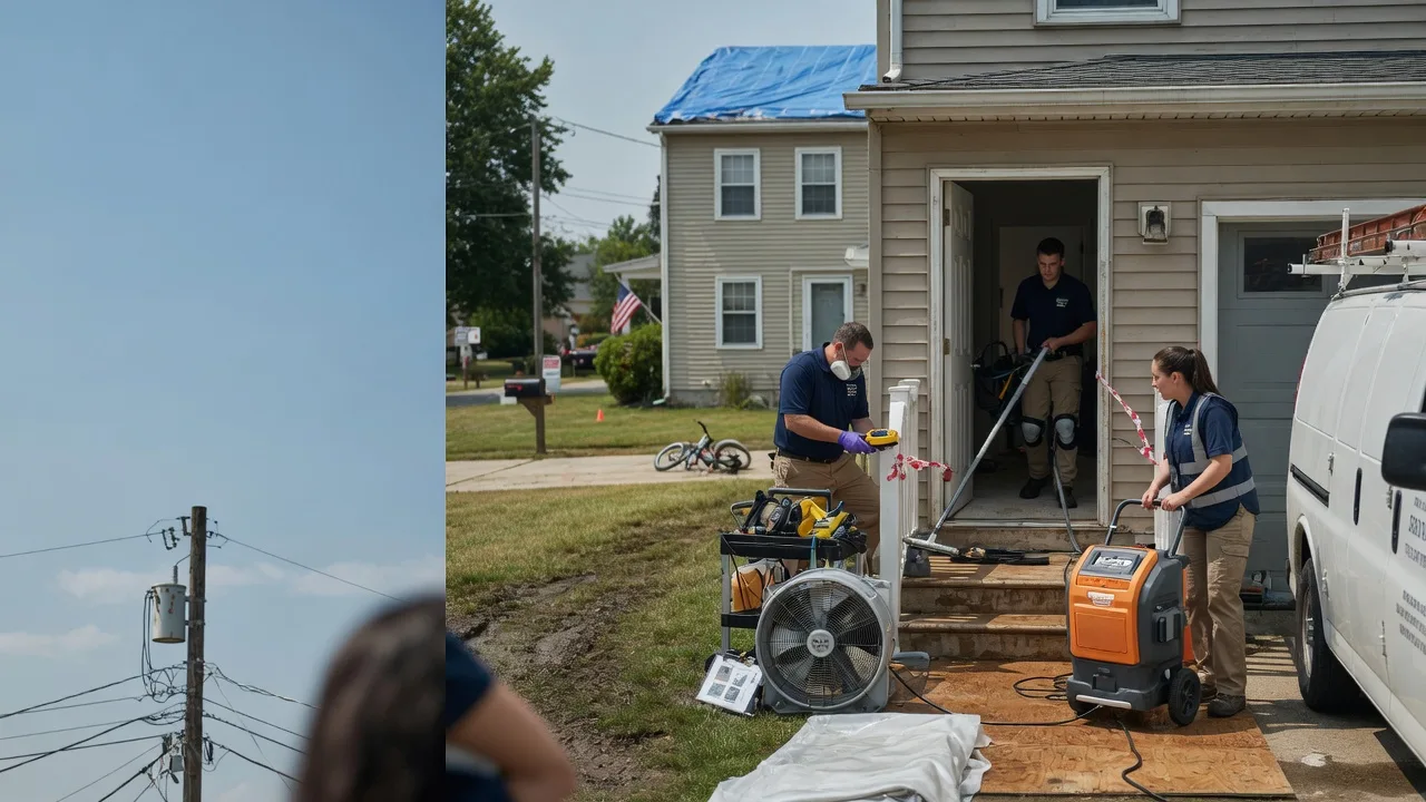 Water Damage Repair in Dille, WV near me